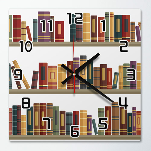 인테리어벽시계,ck127-책장속으로_인테리어벽시계,책,책장,독서,아이방,지식,교육,인테리어,디자인시계,포인트,아크릴