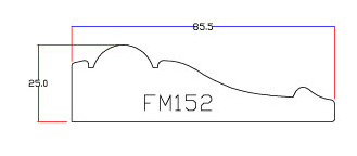 [미가] 인테리어 문선몰딩 FM152-5몰딩닷컴