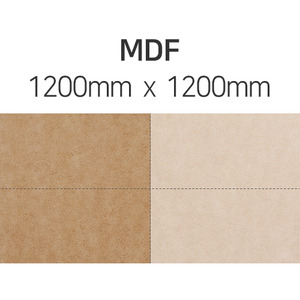 [절단판매] MDF(두께선택) 1200mm x 1200mm몰딩닷컴